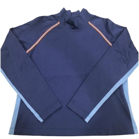 Danskin Track Suit Sweat Suit Lounge Wear Set Blue Mock Neck Woman’s S… - Picture 2 of 12